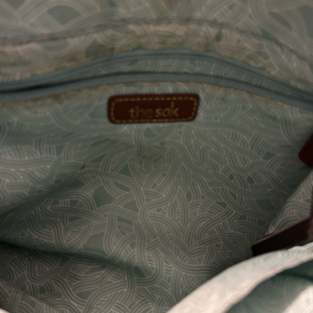 brown leather The Sak Alameda crossbody bag - Picture 6 of 7
